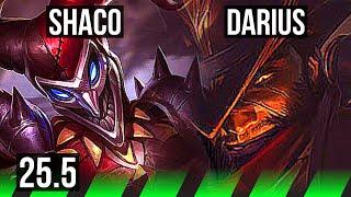 SHACO vs DARIUS (JGL) | 8/0/17, Legendary | KR Diamond | 25.5