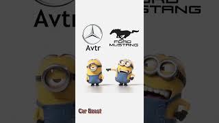 Mercedes Vision avtr vs ford mustang minions style