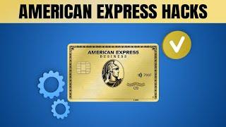 Use These 5 AMERICAN EXPRESS Credit Card Hacks! (AMEX Gold Card 2022)