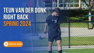 Teun van der Donk - Right Back -  Spring 2024