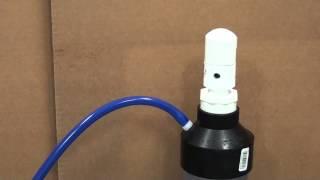 Green Fuel H2o HHO Bubbler with Flash Port Demonstration. Flashback Arrestor