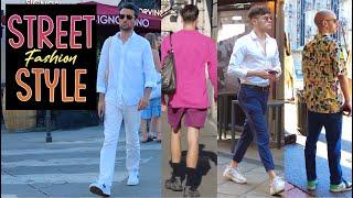 Mens Street Fashion Compilation, WHAT ARE PEOPLE WEARING IN ITALY?