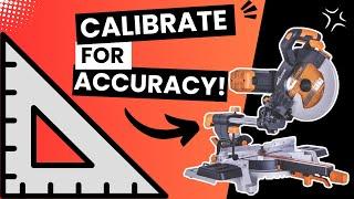 How To CalibrateEvolution's Mitre Saw (R255SMS-DB)