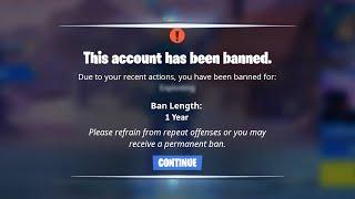 Your Fortnite Account is in Danger.. (Bans Start Today!)