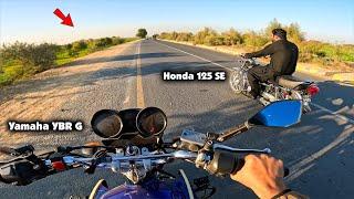 Yamaha YBR 125G vs Honda 125 Special Edition Drag Race