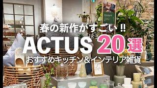 【春の新作から定番まで】ACTUSのおしゃれなキッチン＆インテリア雑貨20選！高コスパなおすすめ商品紹介【アクタス】