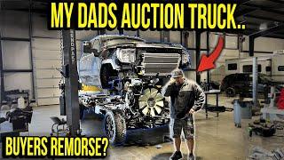 My Dad Bought A Wrecked 2023 GMC Duramax Denali At A Copart Auction! Part 2