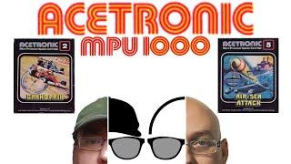 Acetronics MPU 1000 Console - Air Sea Attack & Grand Prix - ARG Presents 206