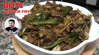 Mutton Boti Fry Recipe | നാടൻ ബോട്ടി ഫ്രൈ | Goat Intestine Fry Recipe | Boti Recipe | Mutton Recipes