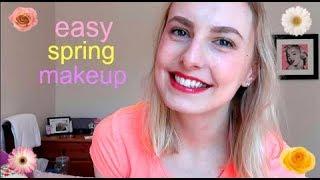 EASY SPRING MAKEUP LOOK FOR BEGINNERS!! Krista Vlogs