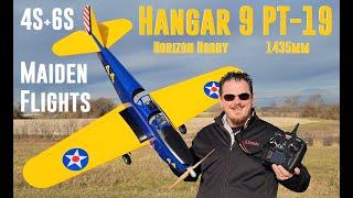 Horizon Hobby - Hangar 9 - PT-19 - 1435mm - 4S & 6S Maiden Flights