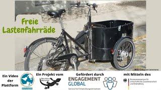 Klimasolidarität. Freie Lastenfahrräder.