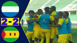 Sierra Leone 2 - 2 Sao Tome And Principe  All Goals & Highlights African Cup of Nations Qualifiers