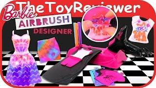 Barbie Airbrush Designer Unboxing Toy Review by TheToyReviewer