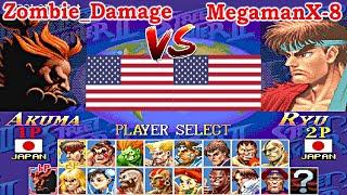 Super Street Fighter II Turbo - New Legacy [Hack] - Zombie_Damage vs MegamanX-8 [Random]