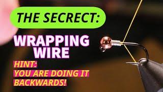 Fly Tying Tips: Use these tips when wrapping lead-free wire – HINT: you are doing it backwards…