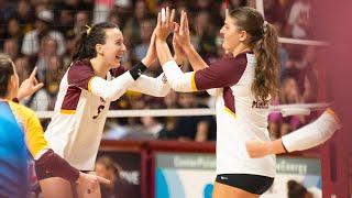 Cinematic Recap: Gopher Volleyball Sweeps St. Thomas