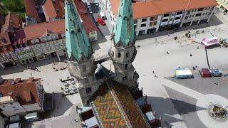 Kirche Meiningen | DJI Mini 2 | Frühling 2021 | Church Footage | Thüringen