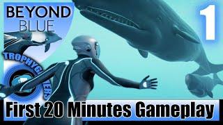 Beyond Blue - First 20 Minutes Gameplay - Dive 1 - One Ton Baby Girl Trophy - Tutorial Walkthrough