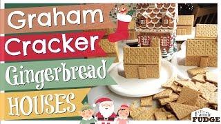 Graham Cracker GINGERBREAD Houses || How to make || Tutorial