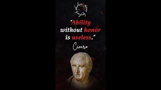 Marcus Tullius Cicero's Quotes which are better known in Wise #Shorts