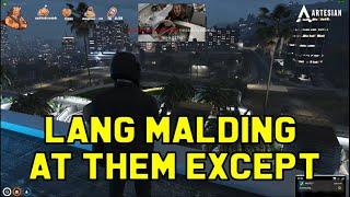 Lang Malding to his crew except... | Cleanbois | GTA RP