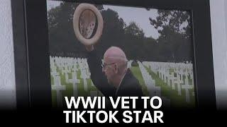 101-year-old TikTok star shares his WW2 stories | KTVU