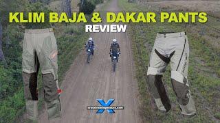 Klim Dakar & Baja S4 pants review︱Cross Training Adventure