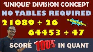 64453 ÷ 47 and 21089 ÷ 26 Without Traditional Division II No Tables Required II No Difficult Steps