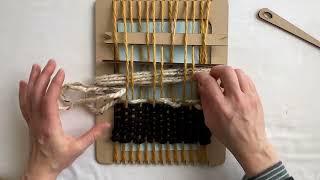 How to Weave on a Simple Tapestry Loom