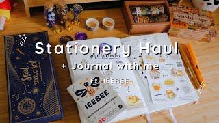 Stationery Haul & Journal With Me | My First Wax Seal + IEEBEE Goodies