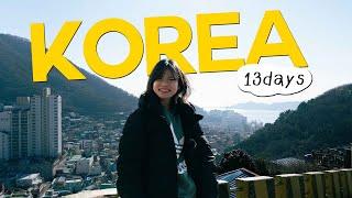 VLOG เที่ยวเกาหลีด้วยตัวเอง หนาวจนปากสั่น | 13 วัน 12 คืน #Korea