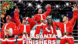 ALL SANTA SUPERSTARS FINISHERS | WWE MAYHEM