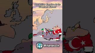 Byzantine Empire at Its Greatest Extent #shorts #history #geography #europe