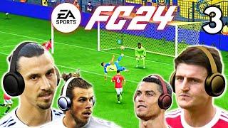 Zlatan & Maguire play FC 24 Vs. Ronaldo & Bale!