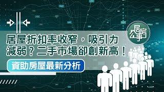 居屋折扣率收窄，吸引力減弱？二手市場卻創新高！資助房屋最新分析