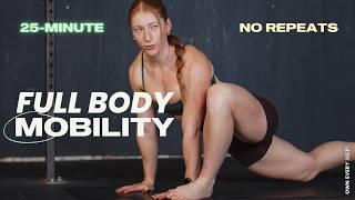 25 Min. Mobility Workout | NO REPEATS | Full Body - Animal Style