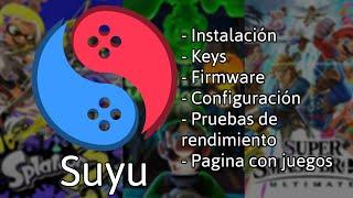 Instalación del emulador Suyu + Key´s + Firmware + Config + Juegos | ¡Config para PC de Gama Baja!