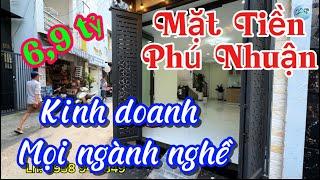 Bán nhà Phú Nhuận; bán nhà mặt tiền Duy Tân gần Huỳnh Văn Bánh. 6,95 tỷ.