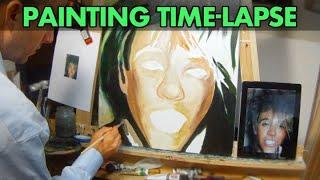 How to Paint a Portrait : Oil Painting Time-lapse