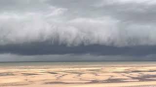 Storm Clouds Gathering over the Sea