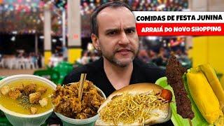 COMIDAS DE FESTA JUNINA DO NOVO SHOPPING EM RIBEIRÃO PRETO/SP