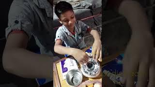 hardworking cute  boy selling golgappa  #shorts #viral #trending