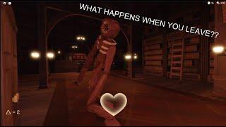 What happens when you LEAVE while doing the HEART MINIGAME? | Roblox DOORS