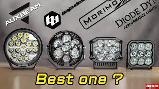 Morimoto vs Baja Designs vs Diode Dynamics vs Auxbeam - Off Road Led Lights Comparison