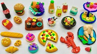 DIY Mini Clay Food Items| DIY How To Make Polymer Clay Miniature Food More Realistic| Rosa DIY