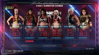 WWE 2K18 Bayley vs. Carmella vs. Ember Moon vs. Alexa Bliss vs. Dana Brooke vs. Nix Jax