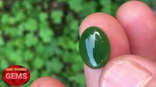 Natural Myanmar jade. 7ct ivory emerald green. Code: NL832-9. Price 2.5 million VND - 0968973736