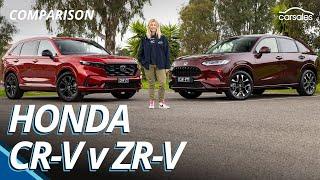 2024 Honda CR-V v 2024 Honda ZR-V Comparison | Which of these two mid-size SUVs best suits you?