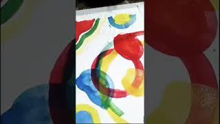 aesthetic  painting tutorial/kavya art and craft creative ideas #viralvideo #aestheticdrawing